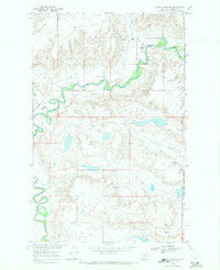 Hewitt Lake SW Montana Historical topographic map, 1:24000 scale, 7.5 X 7.5 Minute, Year 1968