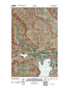 Hewitt Lake Montana Historical topographic map, 1:24000 scale, 7.5 X 7.5 Minute, Year 2011