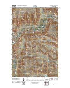 Hewitt Lake SW Montana Historical topographic map, 1:24000 scale, 7.5 X 7.5 Minute, Year 2011