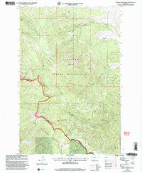 Hewolf Mountain Montana Historical topographic map, 1:24000 scale, 7.5 X 7.5 Minute, Year 1999