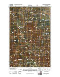 Hewolf Mountain Montana Historical topographic map, 1:24000 scale, 7.5 X 7.5 Minute, Year 2011