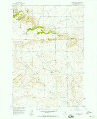 Hickson Ranch Montana Historical topographic map, 1:24000 scale, 7.5 X 7.5 Minute, Year 1956