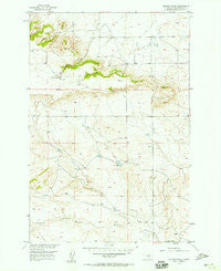 Hickson Ranch Montana Historical topographic map, 1:24000 scale, 7.5 X 7.5 Minute, Year 1956