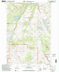Hidden Lake Bench Montana Historical topographic map, 1:24000 scale, 7.5 X 7.5 Minute, Year 1997