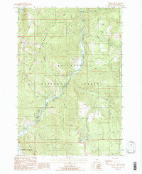Hidden Lake Montana Historical topographic map, 1:24000 scale, 7.5 X 7.5 Minute, Year 1988
