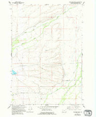 Highland Ranch Montana Historical topographic map, 1:24000 scale, 7.5 X 7.5 Minute, Year 1966