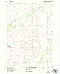 Highland Ranch Montana Historical topographic map, 1:24000 scale, 7.5 X 7.5 Minute, Year 1966