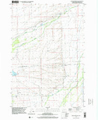 Highland Ranch Montana Historical topographic map, 1:24000 scale, 7.5 X 7.5 Minute, Year 1997