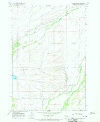 Highland Ranch Montana Historical topographic map, 1:24000 scale, 7.5 X 7.5 Minute, Year 1966
