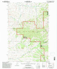 Highwood Baldy Montana Historical topographic map, 1:24000 scale, 7.5 X 7.5 Minute, Year 1995