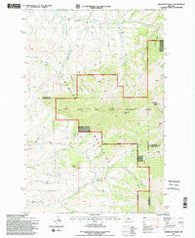 Highwood Baldy Montana Historical topographic map, 1:24000 scale, 7.5 X 7.5 Minute, Year 1995