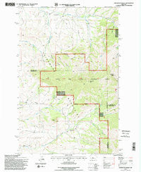 Highwood Baldy Montana Historical topographic map, 1:24000 scale, 7.5 X 7.5 Minute, Year 1995