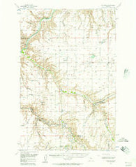 Highwood Montana Historical topographic map, 1:62500 scale, 15 X 15 Minute, Year 1956