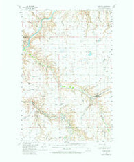 Highwood Montana Historical topographic map, 1:62500 scale, 15 X 15 Minute, Year 1956