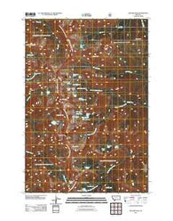 Hilgard Peak Montana Historical topographic map, 1:24000 scale, 7.5 X 7.5 Minute, Year 2011