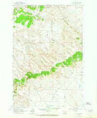 Hill Ranch Montana Historical topographic map, 1:24000 scale, 7.5 X 7.5 Minute, Year 1963