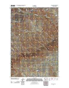 Hill Ranch Montana Historical topographic map, 1:24000 scale, 7.5 X 7.5 Minute, Year 2011