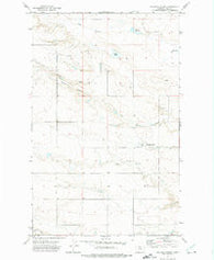 Hilldale Colony Montana Historical topographic map, 1:24000 scale, 7.5 X 7.5 Minute, Year 1972