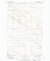 Hilldale Colony Montana Historical topographic map, 1:24000 scale, 7.5 X 7.5 Minute, Year 1972