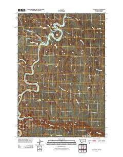 Hillsboro Montana Historical topographic map, 1:24000 scale, 7.5 X 7.5 Minute, Year 2011