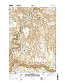 Hillsboro Montana Current topographic map, 1:24000 scale, 7.5 X 7.5 Minute, Year 2014