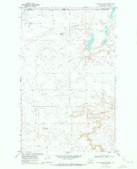 Hillside Colony Montana Historical topographic map, 1:24000 scale, 7.5 X 7.5 Minute, Year 1968