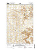 Hillside Colony Montana Current topographic map, 1:24000 scale, 7.5 X 7.5 Minute, Year 2014