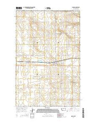 Hingham Montana Current topographic map, 1:24000 scale, 7.5 X 7.5 Minute, Year 2014
