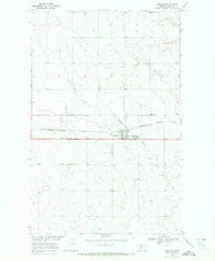 Hingham Montana Historical topographic map, 1:24000 scale, 7.5 X 7.5 Minute, Year 1969