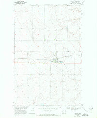 Hingham Montana Historical topographic map, 1:24000 scale, 7.5 X 7.5 Minute, Year 1969