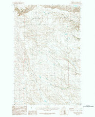 Hinsdale SE Montana Historical topographic map, 1:24000 scale, 7.5 X 7.5 Minute, Year 1984