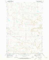 Hobo Coulee Montana Historical topographic map, 1:24000 scale, 7.5 X 7.5 Minute, Year 1969
