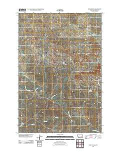 Hobo Coulee Montana Historical topographic map, 1:24000 scale, 7.5 X 7.5 Minute, Year 2011