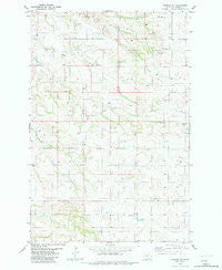 Hodges SE Montana Historical topographic map, 1:24000 scale, 7.5 X 7.5 Minute, Year 1982