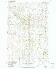 Hodges Montana Historical topographic map, 1:24000 scale, 7.5 X 7.5 Minute, Year 1982