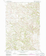 Hodsdon Flats Montana Historical topographic map, 1:24000 scale, 7.5 X 7.5 Minute, Year 1966