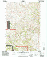 Hodsdon Flats Montana Historical topographic map, 1:24000 scale, 7.5 X 7.5 Minute, Year 1995