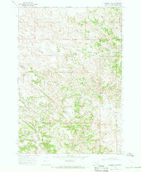 Hodsdon Flats Montana Historical topographic map, 1:24000 scale, 7.5 X 7.5 Minute, Year 1966