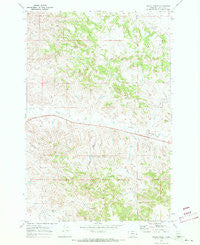 Hogan Creek Montana Historical topographic map, 1:24000 scale, 7.5 X 7.5 Minute, Year 1969