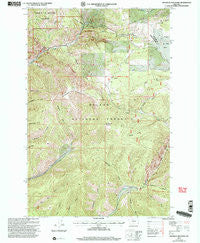 Hogback Mountain Montana Historical topographic map, 1:24000 scale, 7.5 X 7.5 Minute, Year 2001