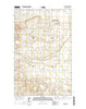 Hogeland Montana Current topographic map, 1:24000 scale, 7.5 X 7.5 Minute, Year 2014