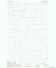 Hogeland SE Montana Historical topographic map, 1:24000 scale, 7.5 X 7.5 Minute, Year 1984