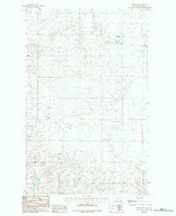 Hogeland Montana Historical topographic map, 1:24000 scale, 7.5 X 7.5 Minute, Year 1984