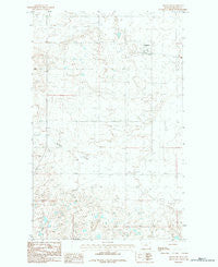 Hogeland Montana Historical topographic map, 1:24000 scale, 7.5 X 7.5 Minute, Year 1984