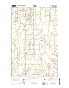 Hogeland SE Montana Current topographic map, 1:24000 scale, 7.5 X 7.5 Minute, Year 2014