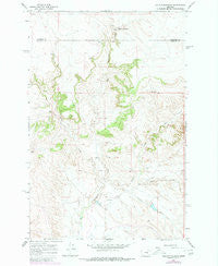 Hole-In-The-Rock Montana Historical topographic map, 1:24000 scale, 7.5 X 7.5 Minute, Year 1965