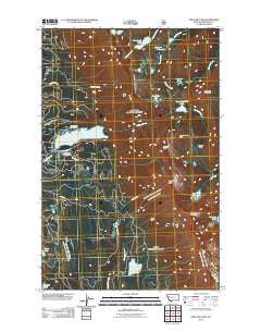 Holland Lake Montana Historical topographic map, 1:24000 scale, 7.5 X 7.5 Minute, Year 2011