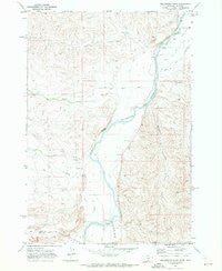 Hollenbeck Draw Montana Historical topographic map, 1:24000 scale, 7.5 X 7.5 Minute, Year 1969