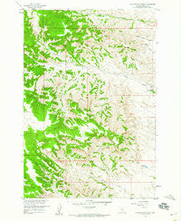 Hollowwood Creek Montana Historical topographic map, 1:24000 scale, 7.5 X 7.5 Minute, Year 1958