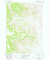 Hollowwood Creek Montana Historical topographic map, 1:24000 scale, 7.5 X 7.5 Minute, Year 1958
